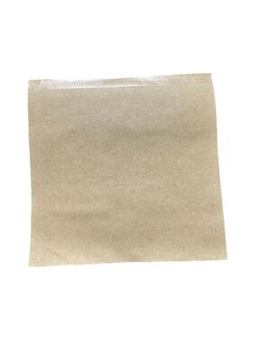 200 Count Brown  Paper Envelope Bags - 5.5" x 5.5" Square Greaseproof Treat Bags
